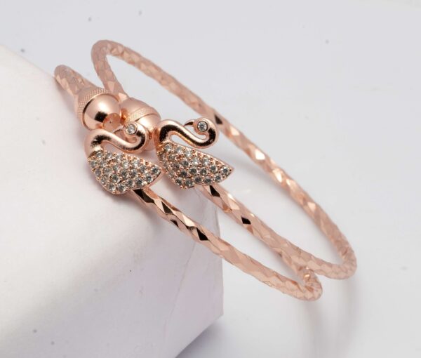 Duck Shape with Diamond Bangles